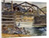 Crossing the Rio Grande, c.1914-31 by Walter Ufer