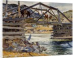 Crossing the Rio Grande, c.1914-31 by Walter Ufer