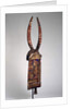 Helmet mask with buffalo horns, Burkina Faso, Bobo Diulasso region, Africa, early 20th century by Culture Bobo