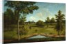 Landscape looking toward Sellers Hall from Mill Bank, c.1818 by Charles Willson Peale