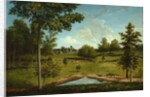 Landscape looking toward Sellers Hall from Mill Bank, c.1818 by Charles Willson Peale