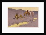 A New Year on the Cimarron, 1901 by Frederic Remington