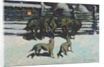 The Call for Help c.1908 by Frederic Remington