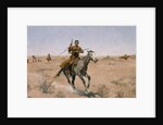The Flight 1895 by Frederic Remington