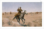 The Flight 1895 by Frederic Remington