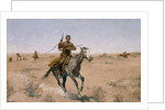 The Flight 1895 by Frederic Remington