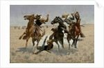 Aiding a Comrade 1889-90 by Frederic Remington