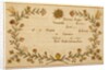 Birth and Baptismal Certificate by American School