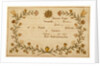 Birth and Baptismal Certificate by American School