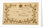 Birth and Baptismal Certificate by American School