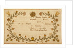 Birth and Baptismal Certificate by American School