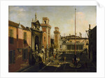 The Entrance to the Arsenal, Venice, c. 1740s by Bernardo Bellotto