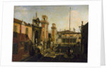 The Entrance to the Arsenal, Venice, c. 1740s by Bernardo Bellotto
