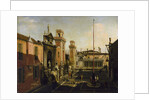 The Entrance to the Arsenal, Venice, c. 1740s by Bernardo Bellotto