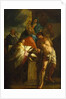 Virgin and Child with Saint Sebastian and a Bishop Saint, 17th century by Italian School