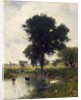 Cattle in Pool, 1880 by George Snr. Inness