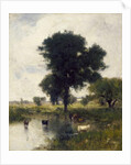 Cattle in Pool, 1880 by George Snr. Inness