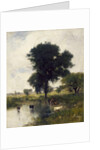 Cattle in Pool, 1880 by George Snr. Inness