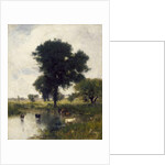 Cattle in Pool, 1880 by George Snr. Inness