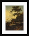 Italianate Landscape by the Sea, no date by Jan Wijnants