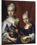 Portrait of Two Girls, no date by Antoine Pesne