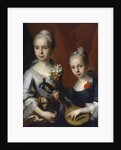 Portrait of Two Girls, no date by Antoine Pesne