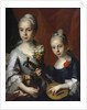Portrait of Two Girls, no date by Antoine Pesne
