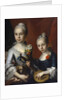 Portrait of Two Girls, no date by Antoine Pesne