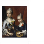 Portrait of Two Girls, no date by Antoine Pesne