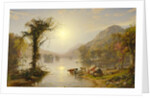 Autumn on Greenwood Lake, 1861 by Jasper Francis Cropsey