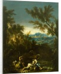 Landscape with Figures, c. 1715 by Alessandro Magnasco
