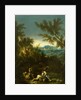 Landscape with Figures, c. 1715 by Alessandro Magnasco
