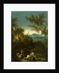 Landscape with Figures, c. 1715 by Alessandro Magnasco