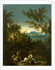 Landscape with Figures, c. 1715 by Alessandro Magnasco