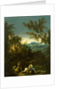 Landscape with Figures, c. 1715 by Alessandro Magnasco