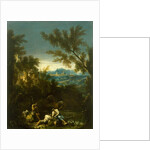 Landscape with Figures, c. 1715 by Alessandro Magnasco