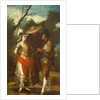 A Maja with Two Toreros, 1779-1780 by Francisco Jose de Goya y Lucientes