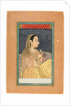 Lady Holding a Cup and a Flower, early 18th century by Indian School