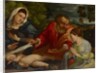 The Holy Family with a Donatrix as Saint Catherine of Alexandria, c.1540-1545 by Lorenzo Lotto