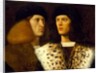Portrait of Two Young Men, c.1515 by Vittore Belliniano