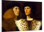 Portrait of Two Young Men, c.1515 by Vittore Belliniano