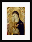 Virgin and Child with Saints Jerome and Bernardino of Siena and Six Angels, 1460s by Sano di also Ansano di Pietro di Mencio Pietro