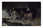 The Grass Fire, 1908 by Frederic Remington