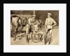 A Haircut in a Cavalry Stable, c.1893 by Frederic Remington