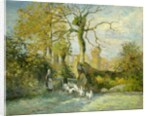 The Goose Girl at Montfoucault, 1875 by Camille Pissarro