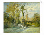The Goose Girl at Montfoucault, 1875 by Camille Pissarro