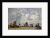 Fishermen's Wives at the Seaside, 1872 by Eugene Louis Boudin