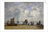 Fishermen's Wives at the Seaside, 1872 by Eugene Louis Boudin