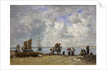 Fishermen's Wives at the Seaside, 1872 by Eugene Louis Boudin
