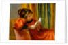 Girl Reading, c.1890 by Pierre Auguste Renoir